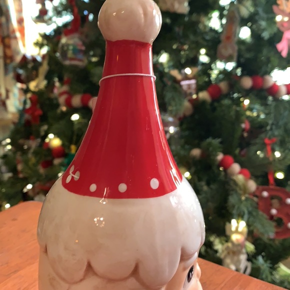 Johanna Parker Nostalgic Santa Bell Christmas decorations NIB RED WHITE - Picture 7 of 9